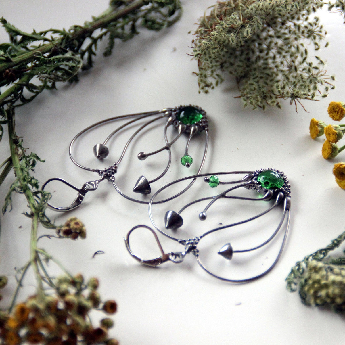 Mushroom Heart Earrings