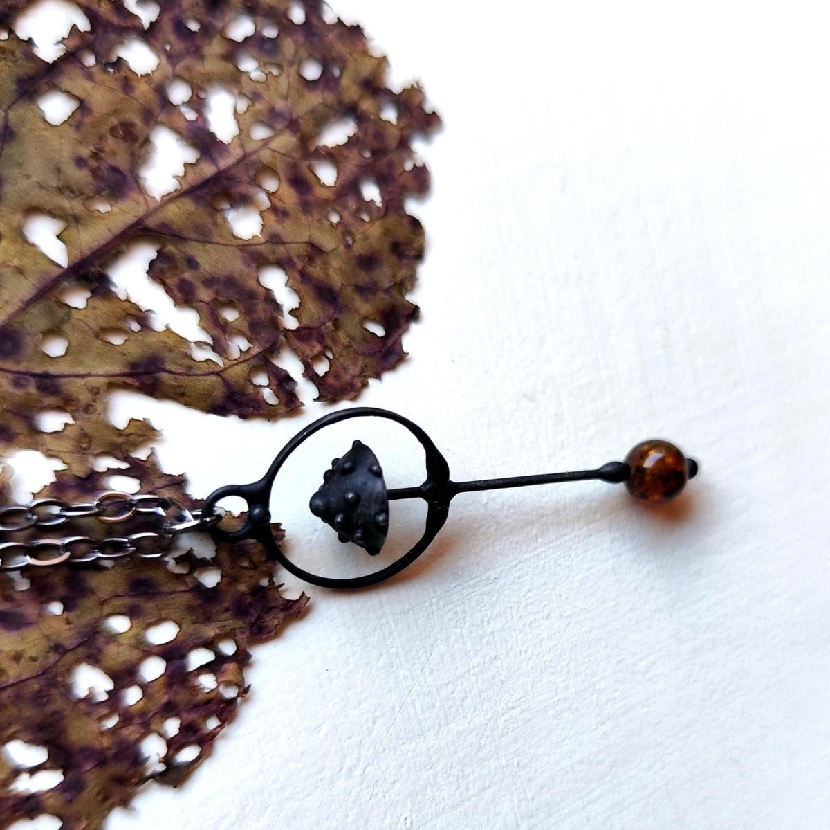 Small Mushroom Amanita Necklace