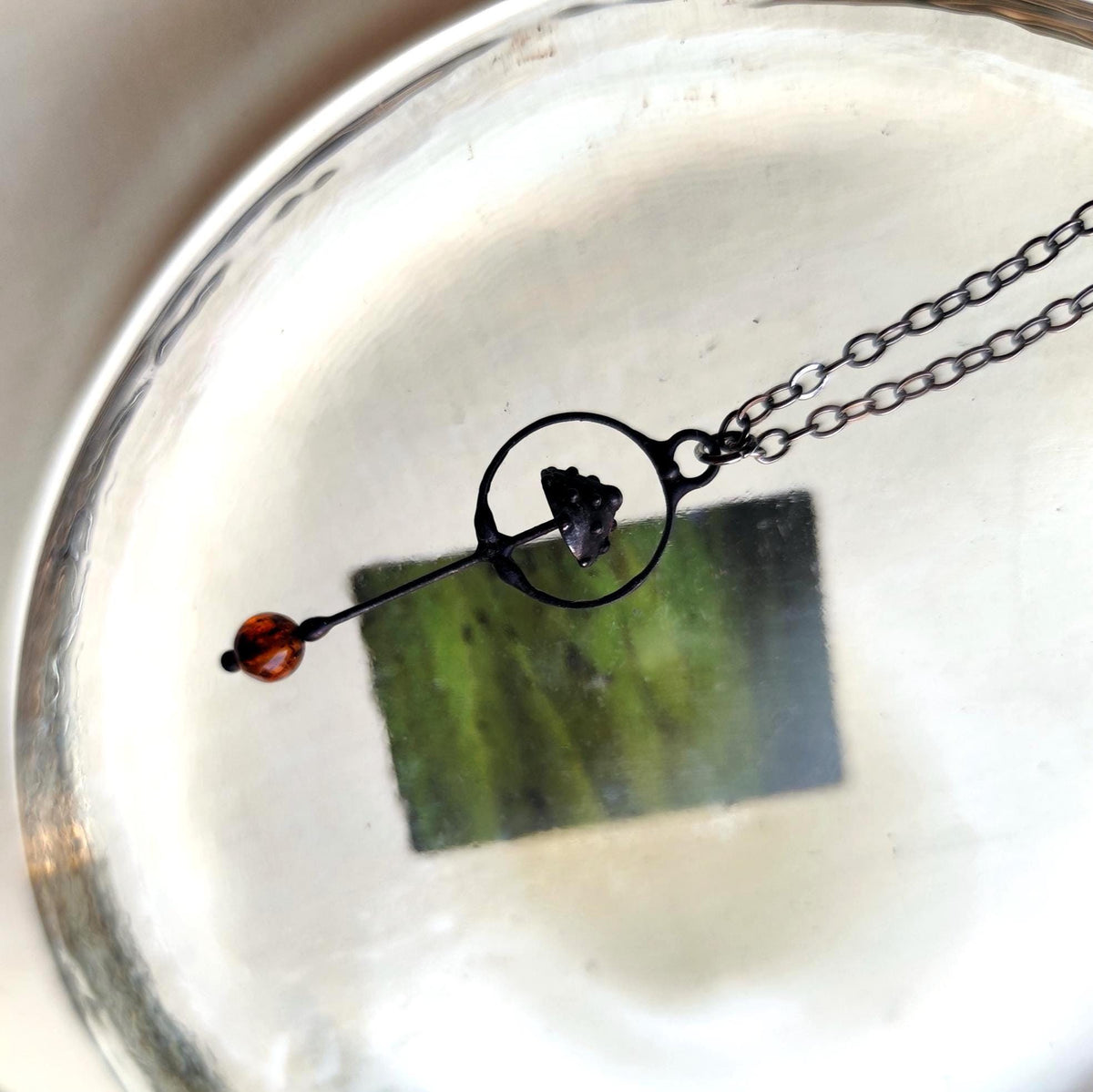 Small Mushroom Amanita Necklace