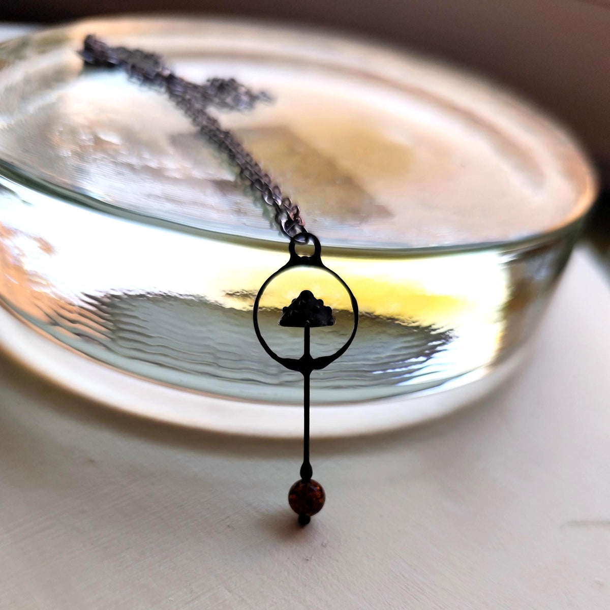 Small Mushroom Amanita Necklace